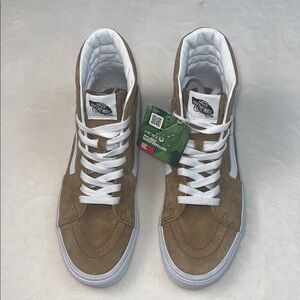 VANS Sk8-Hi PIG SUEDE TOBACCO BROWN Shoes - VN0005U9TBN